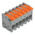 Złączka do płytek drukowanych dźwignia 16 mm² RM 10 mm 6-bieg, szara 2616-1106/020-000