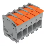 Złącze do PCB dźwignia 16 mm² raster 10 mm 5-bieg., szary