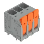 Złączka do płytek drukowanych dźwignia 16 mm² RM 10 mm 3-bieg, szara 2616-3103