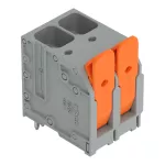 Złączka do płytek drukowanych dźwignia 16 mm² RM 10 mm 2-bieg, szara 2616-3102/020-000
