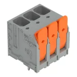 Złączka do płytek drukowanych dźwignia 16 mm² RM 10 mm 3-bieg, szara 2616-3103/020-000