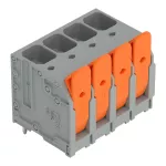 Złączka do płytek drukowanych dźwignia 16 mm² RM 10 mm 4-bieg, szara 2616-3104/020-000