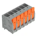 Złączka do płytek drukowanych dźwignia 16 mm² RM 10 mm 6-bieg, szara 2616-3106/020-000