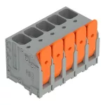 Złączka do płytek drukowanych dźwignia 16 mm² RM 10 mm 5-bieg, szara 2616-3105/020-000