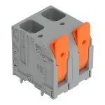 Złączka do płytek drukowanych dźwignia 16 mm² raster 15mm 2-bieg, szara 2616-3352