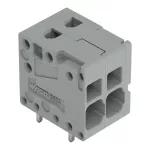 Złączka do płytek drukowanych 4 mm² RM 5 mm 2-bieg, szara 2624-1102