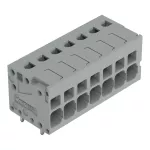 Złączka do płytek drukowanych 4 mm² RM 5 mm 7-bieg, szara 2624-1107
