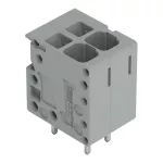 Złączka do płytek drukowanych 4 mm² RM 5 mm 2-bieg, szara 2624-3102