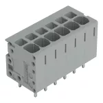 Złączka do płytek drukowanych 4 mm² RM 5 mm 6-bieg, szara 2624-3106
