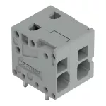 Złączka do płytek drukowanych 4 mm² RM 7,5 mm 2-bieg, szara 2624-1302