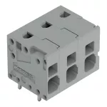 Złączka do płytek drukowanych 4 mm² RM 7,5 mm 3-bieg, szara 2624-1303