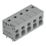 Złączka do płytek drukowanych 4 mm² RM 7,5 mm 5-bieg, szara 2624-1305