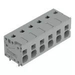 Złączka do płytek drukowanych 4 mm² RM 7,5 mm 6-bieg, szara 2624-1306