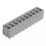 Złączka do płytek drukowanych 4 mm² RM 7,5 mm 10-bieg, szara 2624-3310
