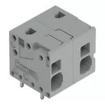 Złączka do płytek drukowanych 4 mm² raster 11,5mm 2-bieg, szara 2624-1502