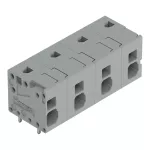 Złączka do płytek drukowanych 4 mm² raster 11,5mm 4-bieg, szara 2624-1504