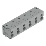 Złączka do płytek drukowanych 4 mm² raster 11,5mm 6-bieg, szara 2624-1506