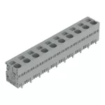 Złączka do płytek drukowanych 6 mm² RM 12,5 mm 10-bieg, szara 2626-3360