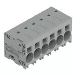Złączka do płytek drukowanych 16 mm² RM 10 mm 6-bieg, szara