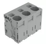 Złączka do płytek drukowanych 16 mm² raster 15mm 3-bieg, szara 2636-3353
