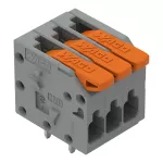 Złączka do płytek drukowanych dźwignia 1,5 mm² RM 3,5 mm 3-bieg, szara 2601-1103