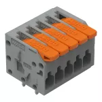Złączka do płytek drukowanych dźwignia 1,5 mm² RM 3,5 mm 5-bieg, szara 2601-1105