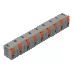 Złączka do płytek drukowanych dźwignia 1,5 mm² raster 11,5mm 9-bieg, szara 2601-3509
