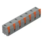 Złączka do płytek drukowanych dźwignia 1,5 mm² raster 11,5mm 7-bieg, szara 2601-3507