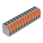 Złącze do PCB dźwignia 2,5 mm² raster 5 mm 12-bieg., szary