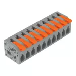 Złącze do PCB dźwignia 2,5 mm² raster 5 mm 10-bieg., szary