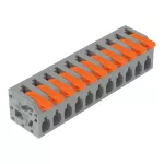 Złącze do PCB dźwignia 2,5 mm² raster 5 mm 11-bieg., szary
