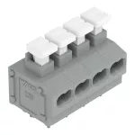 2-przew złączka do płytek drukowanych przycisk 0,75 mm² RM 5/5,08 mm 2-bieg, szara