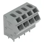 2-przew złączka do płytek drukowanych 0,75 mm² RM 5/5,08 mm 6-bieg, szara 254-156