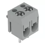 Złączka do płytek drukowanych 2,5 mm² RM 5 mm 2-bieg, szara 237-102