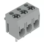 Złączka do płytek drukowanych 2,5 mm² RM 5 mm 3-bieg, szara 237-103