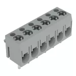 Złączka do płytek drukowanych 2,5 mm² RM 5 mm 6-bieg, szara 237-136