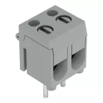 Złączka do płytek drukowanych 2,5 mm² RM 5,08 mm 2-bieg, szara