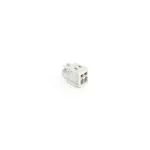 1-przewodowe gniazdo CAGE CLAMP®, pełna ochrona przed błędnym wetknięciem, jasnoszary 734-102