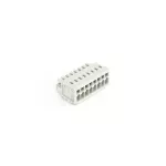 1-przewodowe gniazdo CAGE CLAMP®, pełna ochrona przed błędnym wetknięciem, jasnoszary 734-108