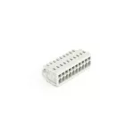 1-przewodowe gniazdo CAGE CLAMP®, pełna ochrona przed błędnym wetknięciem, jasnoszary 734-110