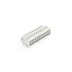 1-przewodowe gniazdo CAGE CLAMP®, pełna ochrona przed błędnym wetknięciem, jasnoszary 734-112