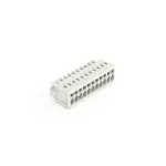 1-przewodowe gniazdo CAGE CLAMP®, pełna ochrona przed błędnym wetknięciem, jasnoszary 734-111
