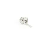 1-przewodowe gniazdo CAGE CLAMP®, pełna ochrona przed błędnym wetknięciem, jasnoszary 734-102/037-000/032-000