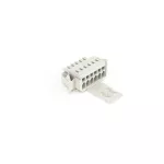 1-przewodowe gniazdo CAGE CLAMP®, pełna ochrona przed błędnym wetknięciem, jasnoszary 734-106/037-000/033-000