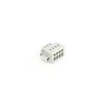 1-przewodowe gniazdo CAGE CLAMP®, pełna ochrona przed błędnym wetknięciem, jasnoszary 734-104/107-000