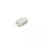 1-przewodowe gniazdo CAGE CLAMP®, pełna ochrona przed błędnym wetknięciem, jasnoszary 734-106/107-000