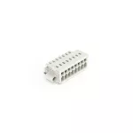 1-przewodowe gniazdo CAGE CLAMP®, pełna ochrona przed błędnym wetknięciem, jasnoszary 734-108/107-000