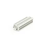 1-przewodowe gniazdo CAGE CLAMP®, pełna ochrona przed błędnym wetknięciem, jasnoszary 734-112/107-000