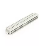 1-przewodowe gniazdo CAGE CLAMP®, pełna ochrona przed błędnym wetknięciem, jasnoszary 734-124/107-000