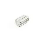 1-przewodowe gniazdo CAGE CLAMP®, pełna ochrona przed błędnym wetknięciem, jasnoszary 734-108/008-000